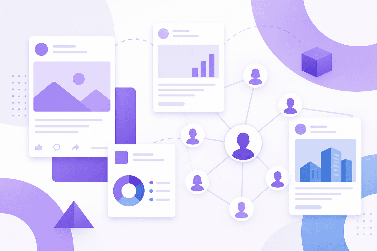 LinkedIn marketing illustration