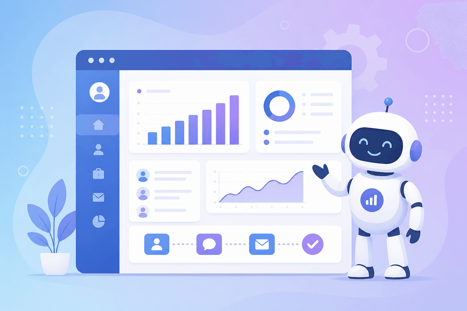 CRM automation illustration